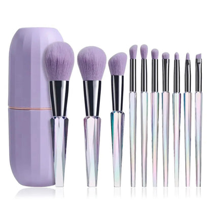 Lavender Makeup Brush Set