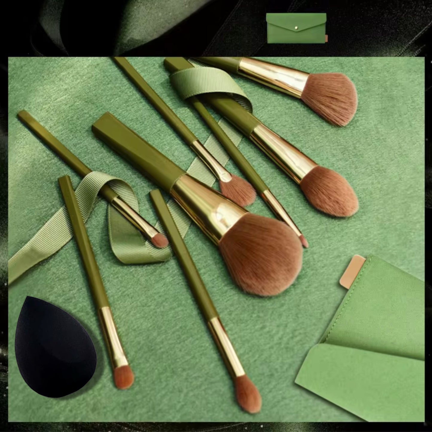 Olive Luxury Brush Set