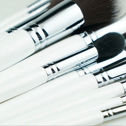 White out Makeup Brush Set