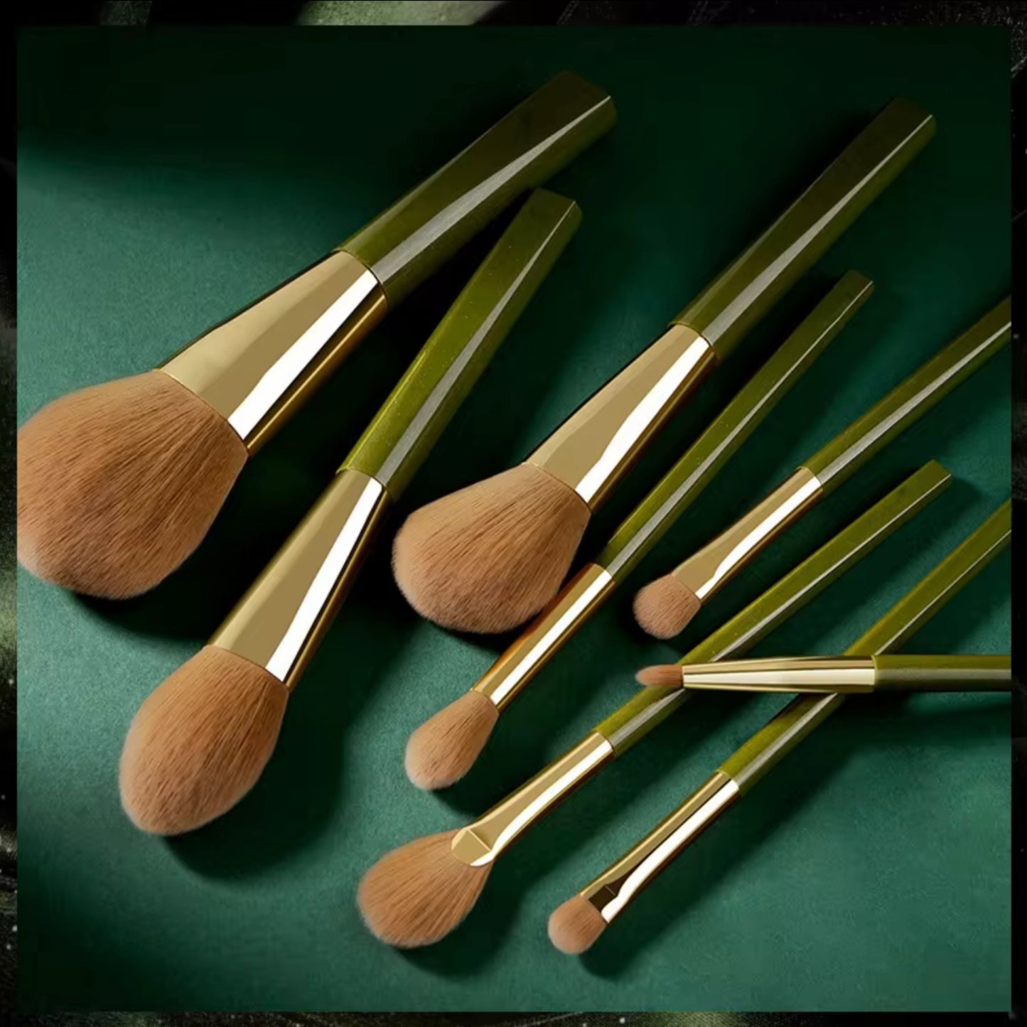 Olive Luxury Brush Set