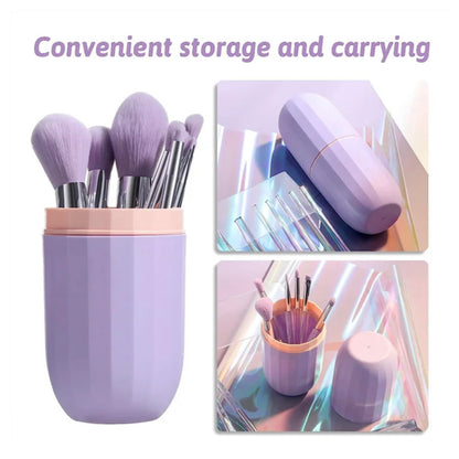 Lavender Makeup Brush Set