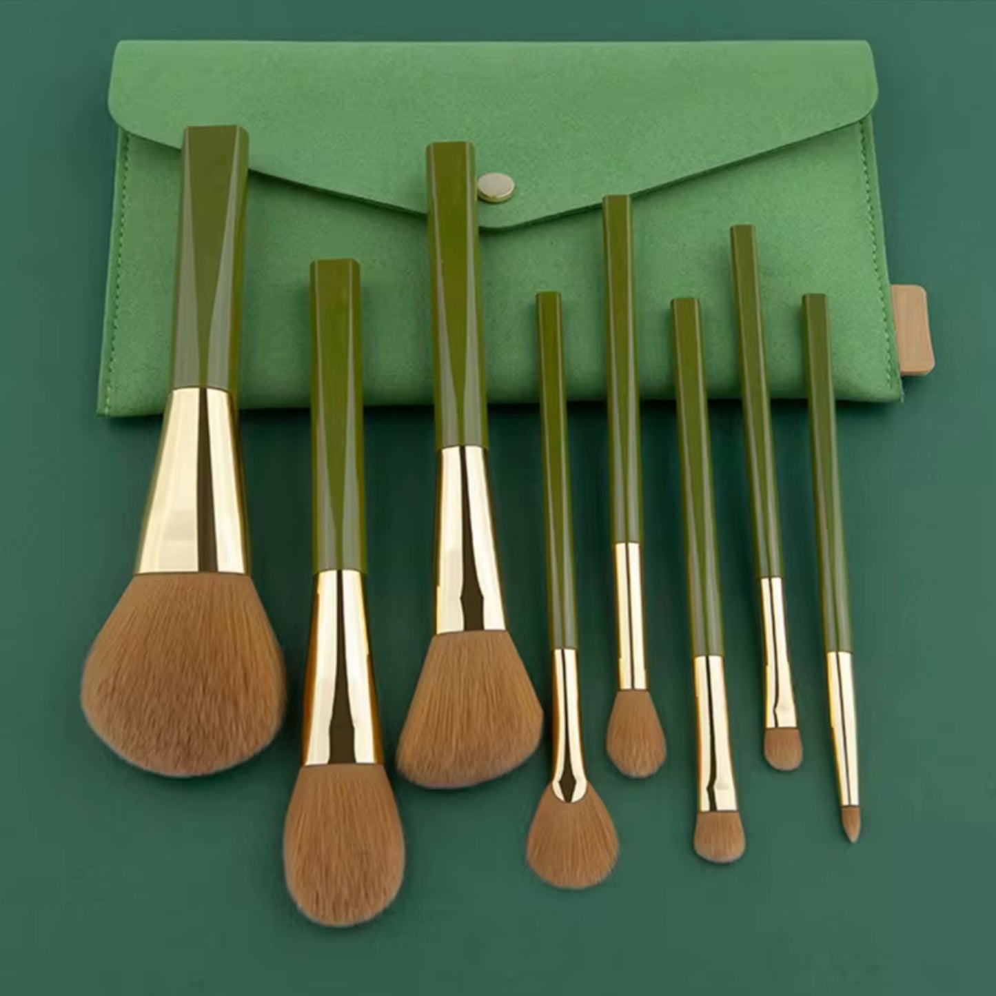 Olive Luxury Brush Set