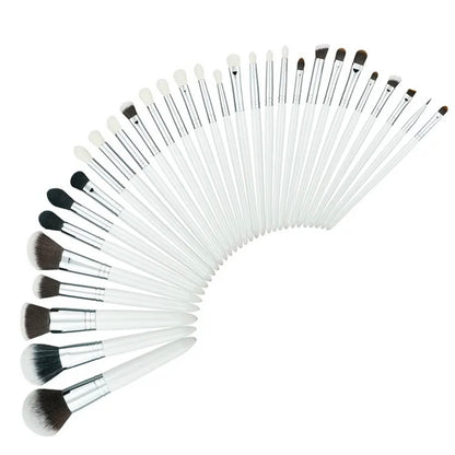 White out Makeup Brush Set