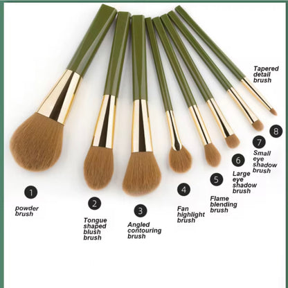 Olive Luxury Brush Set