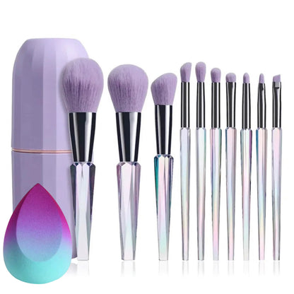 Lavender Makeup Brush Set